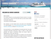 Tablet Screenshot of cruisecarriere.be